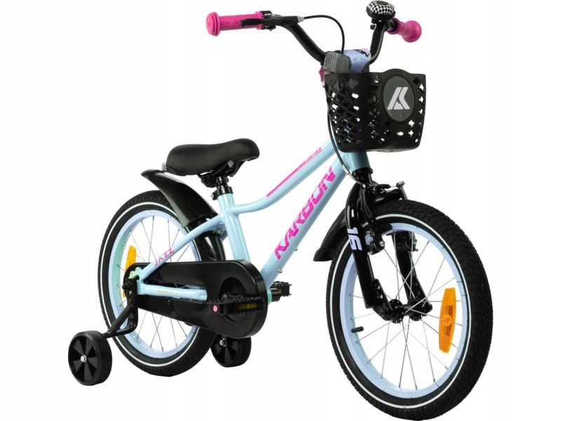 Rower dziecięcy Karbon Jazz 16 cali dla dziewczynki Miętowy