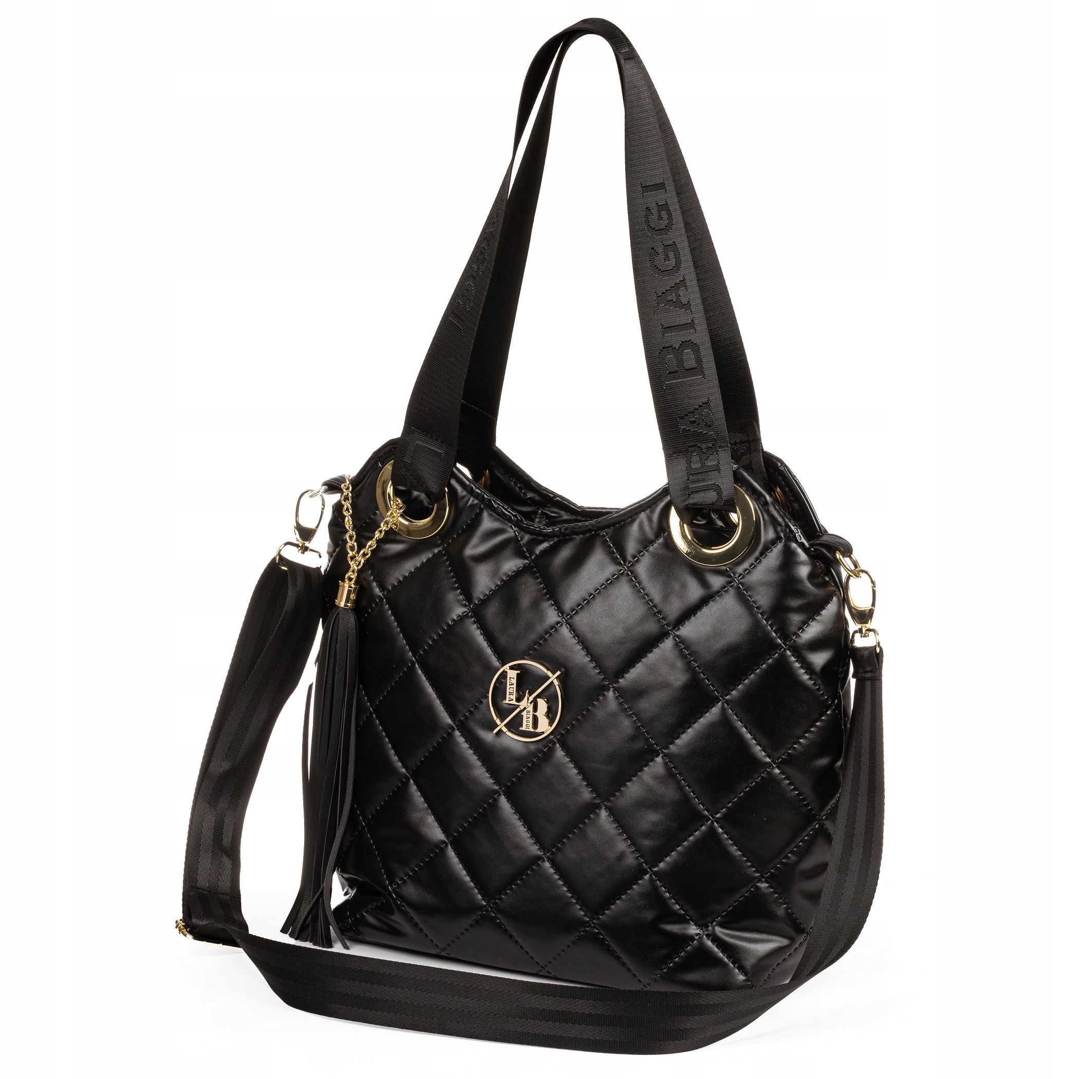 POLSKA TORBA TOREBKA LAURA BIAGGI SHOPPERKA PIKOWANA WOREK LISTONOSZKA EKO