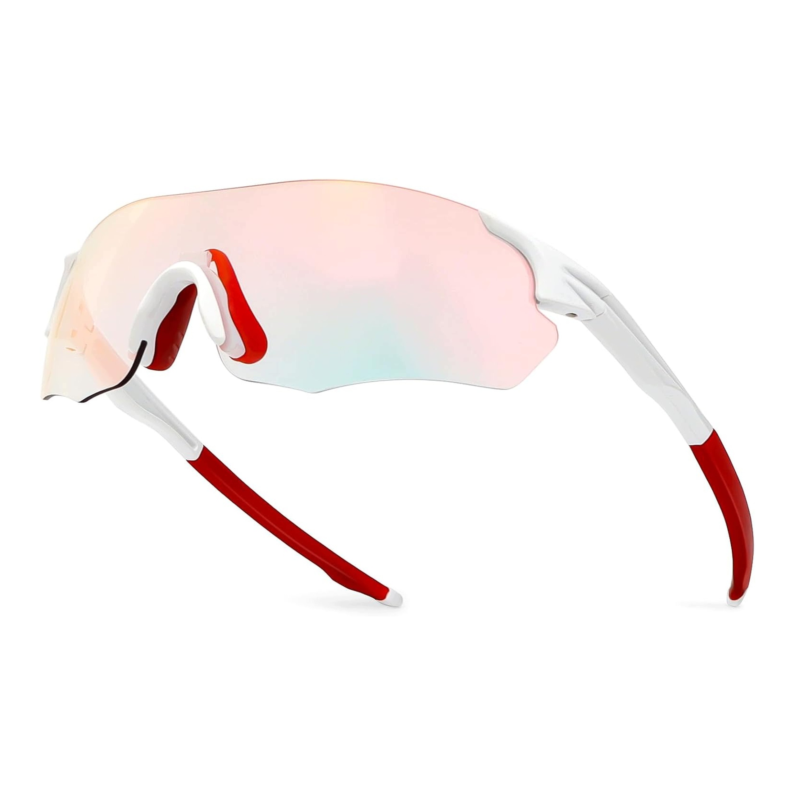 Okulary Rowerowe Sportowe Fotochromowe UV400 TR90 Ultralekkie Bezramkowe