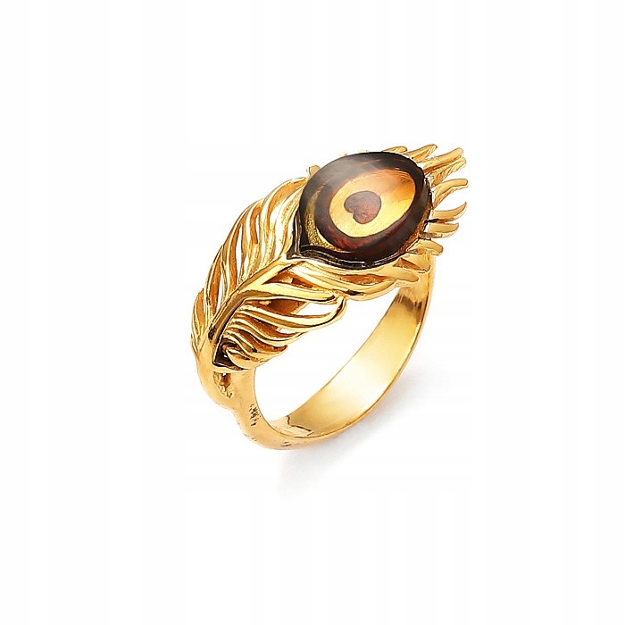 Prstýnek Harf stříbro 925 pírko R-10