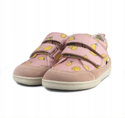 Mido 281 Lekkie Miękkie Trzewiki Buty Barefoot Wiosenne Lemon Rose R 27
