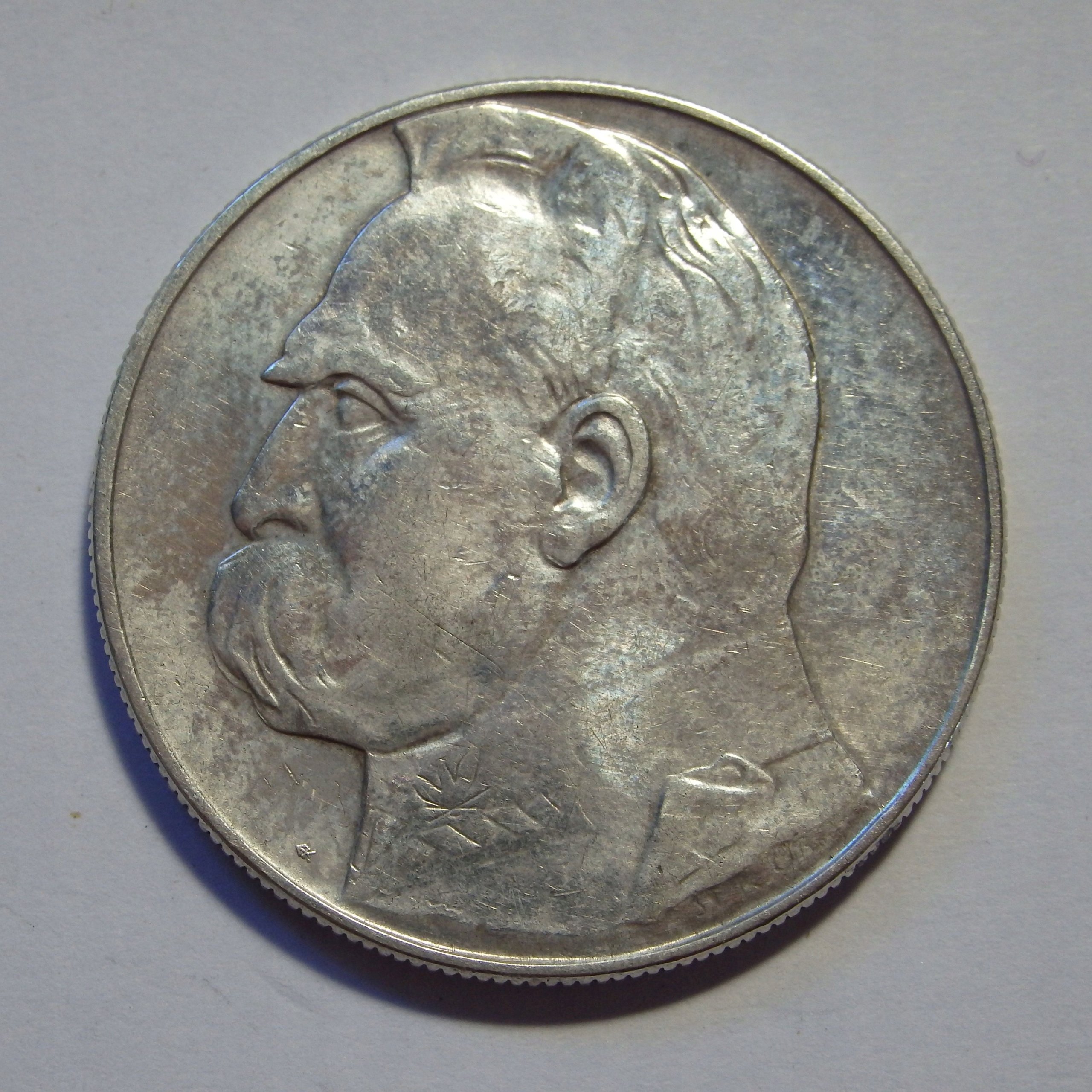 10 zł, Józef Piłsudski, 1937r. Ag M495