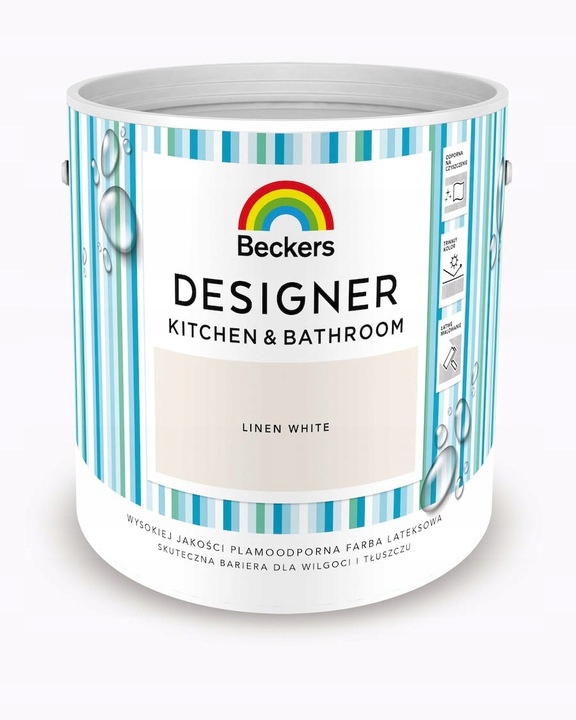 

Beckers Kitchen & Bathroom Linen White 2,5L