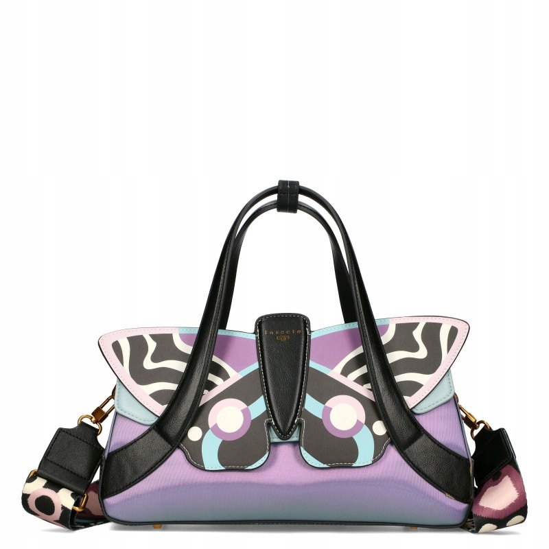 Ego Dámská kabelka přes rameno Odnímatelná Motýl kůže Rukojeti Barvy