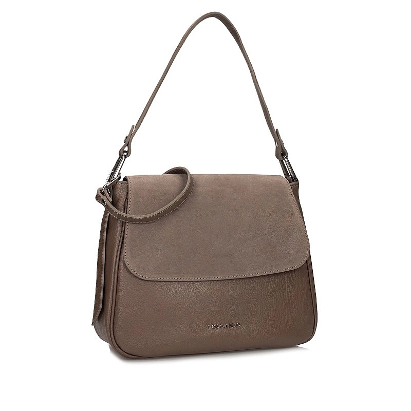 Stylová italská kožená kabelka Toscanio G101 C.bež D40