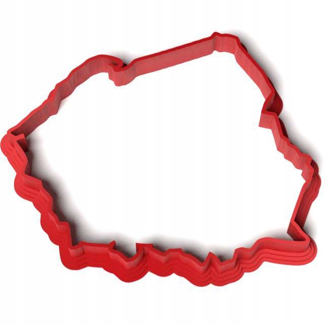 

Foremka do ciastek piernika Polska obrys Kontur