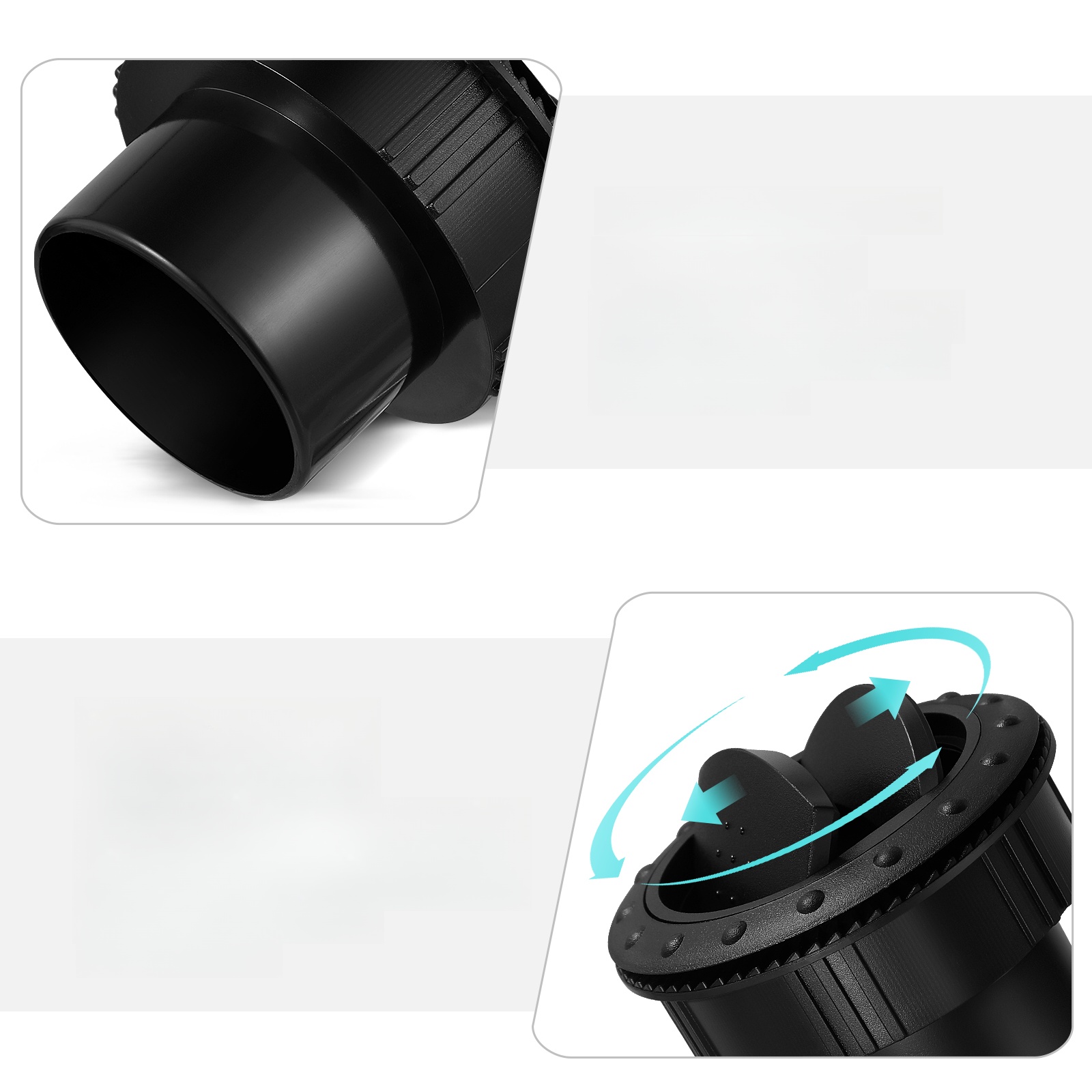 ŁĄCZNIKI POWIETRZA KLIPSY NAWIEWÓW SAMOCHODOWYCH DO WYDECHÓW SAMOCHODOWYCH Kolor dominujący wielokolorowy