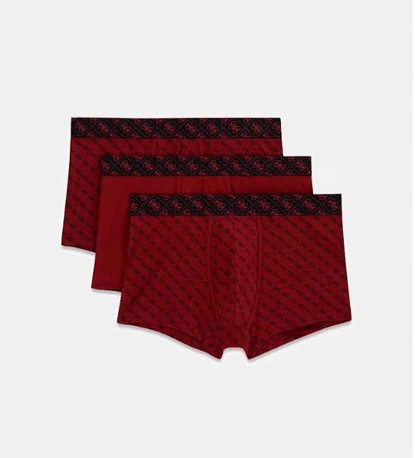 Boxerky, tanga, slipy Guess boxer trunk 3 pack print