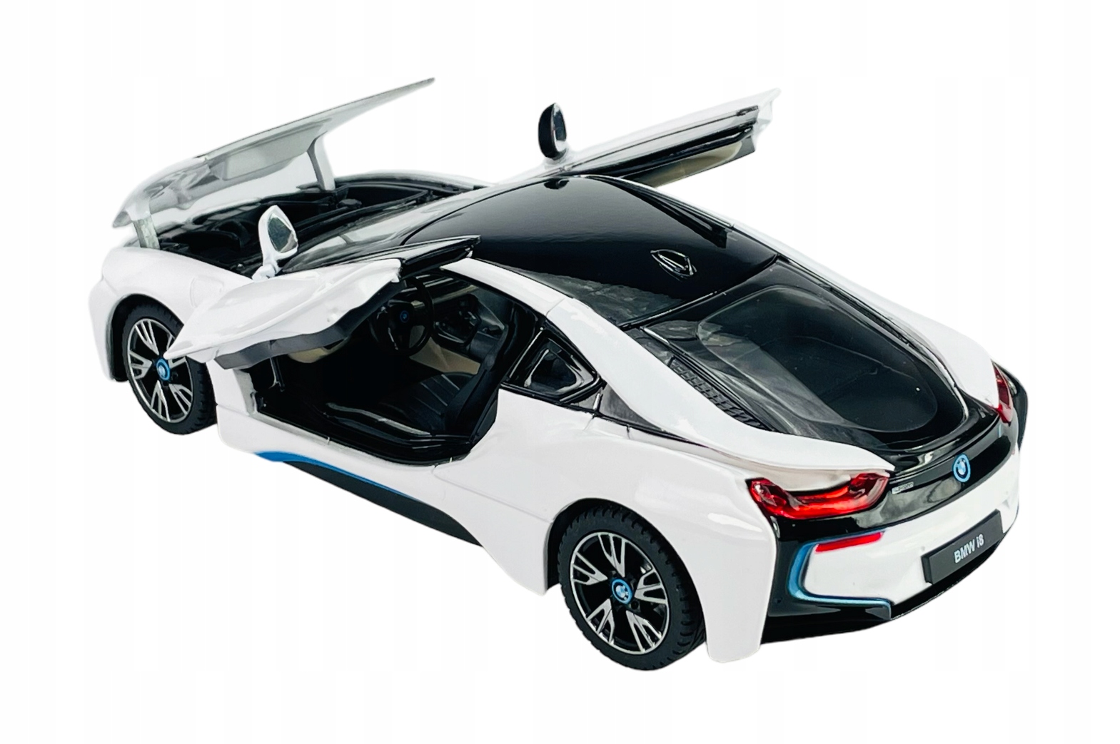 RASTAR BMW i8 BIAŁY 1:24 NOWY METALOWY MODEL Model BMW i8