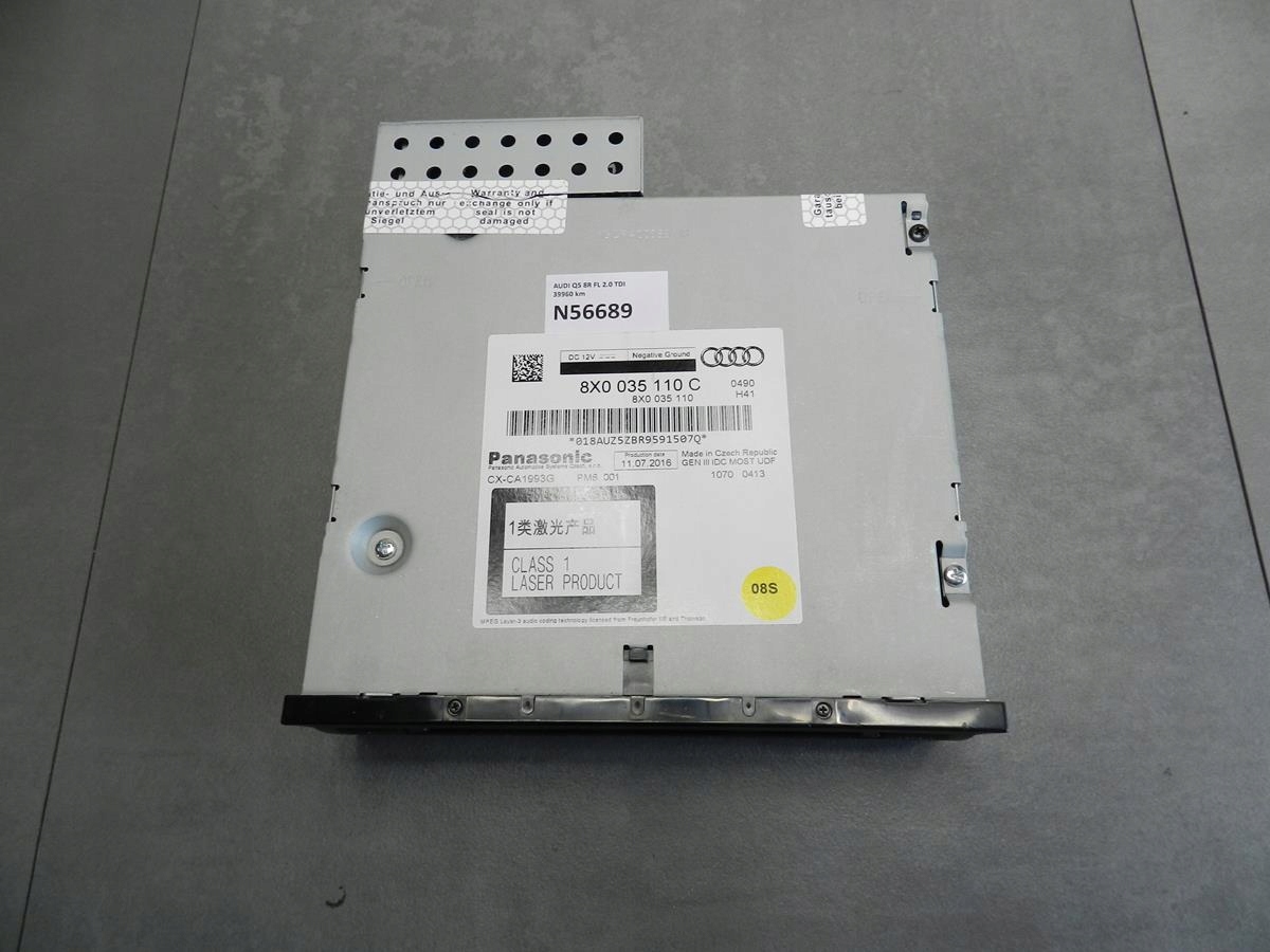 AUDI Q5 8R changer CD 8X0035110C