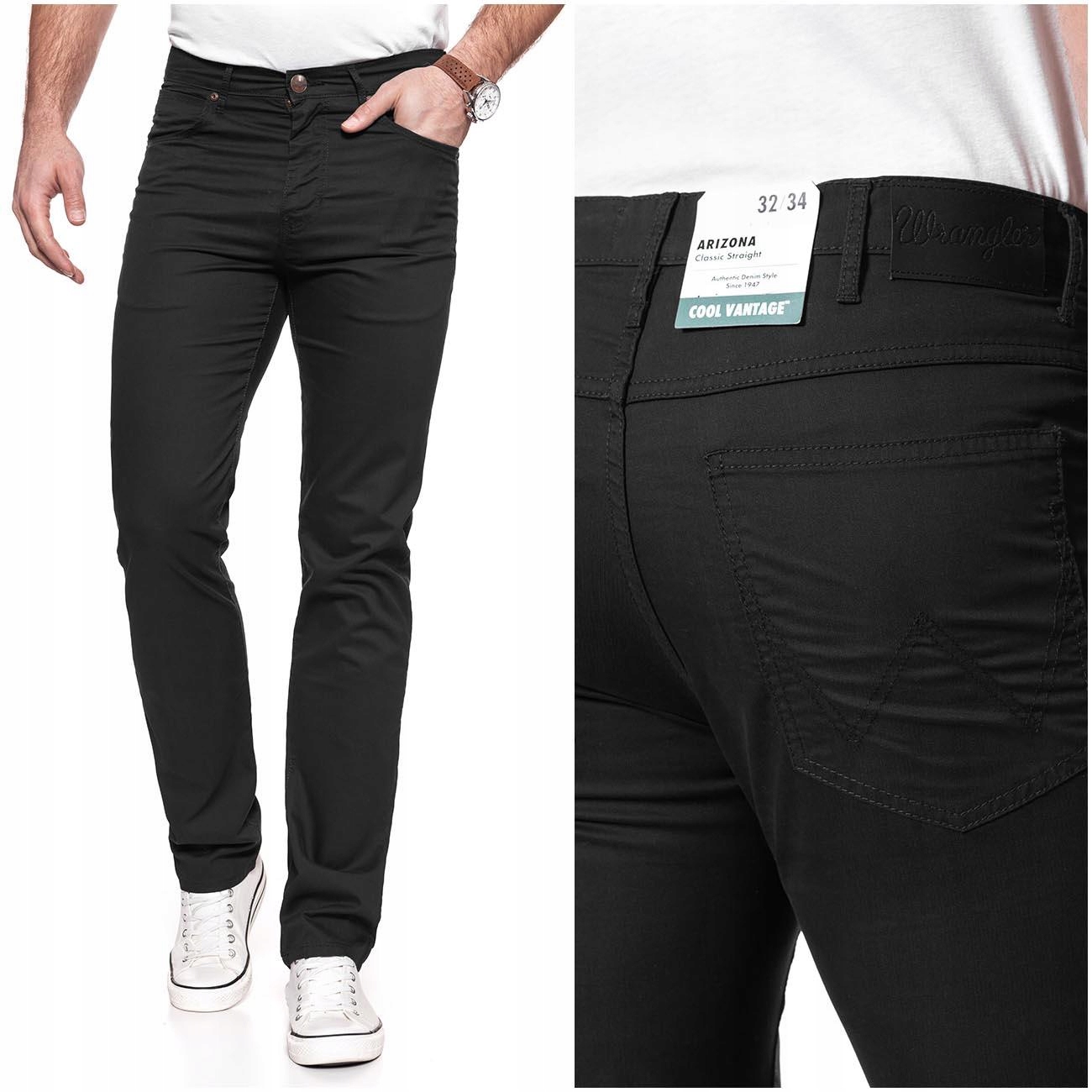 

Wrangler Arizona Męskie Spodnie Materiał W31 L34
