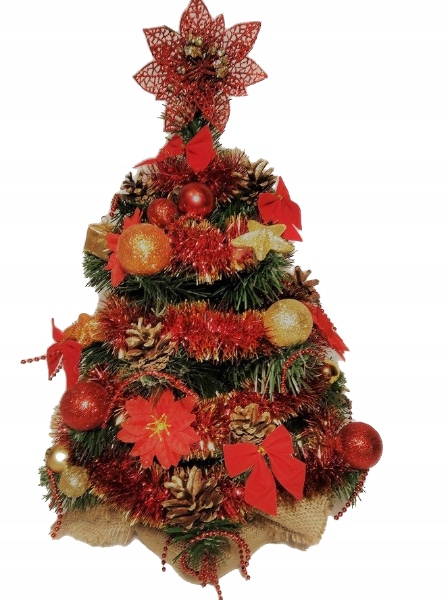 

Choinka w Donicy z dekoracją ubrana Led 60 cm