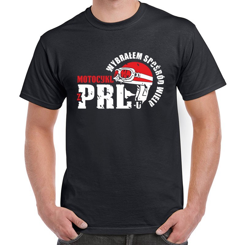 

Koszulka Męska Motocykl Z PRL-u XXL