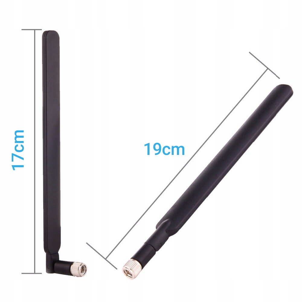 2 x ANTENA DO ROUTER 4G D-LINK DWR921 DWR 921E LTE Zysk - uplink 8 dB