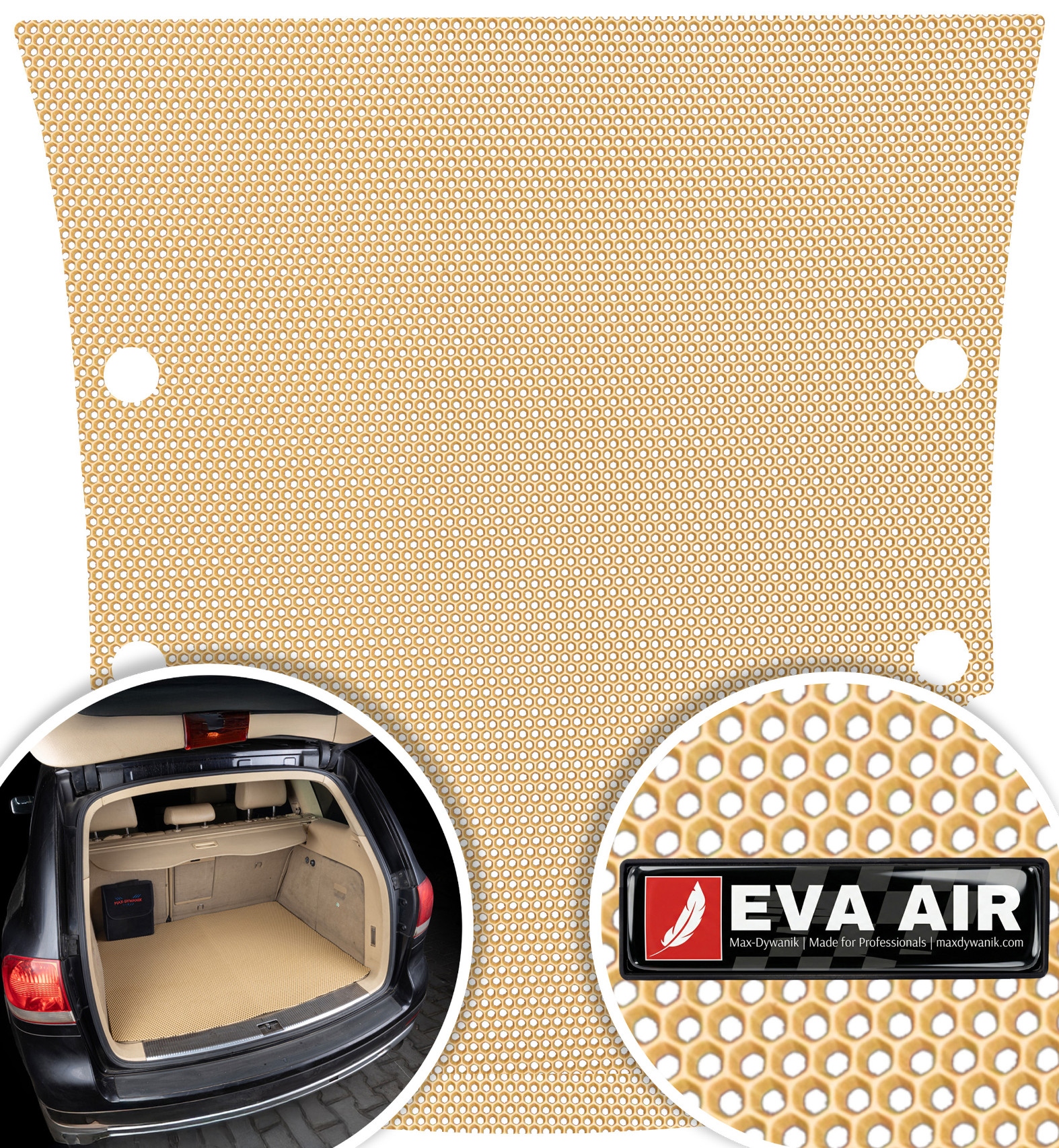 Vw Caddy Maxi Kombivan 2004-2010 Vložka do zavazadlového prostoru Eva Air Honey