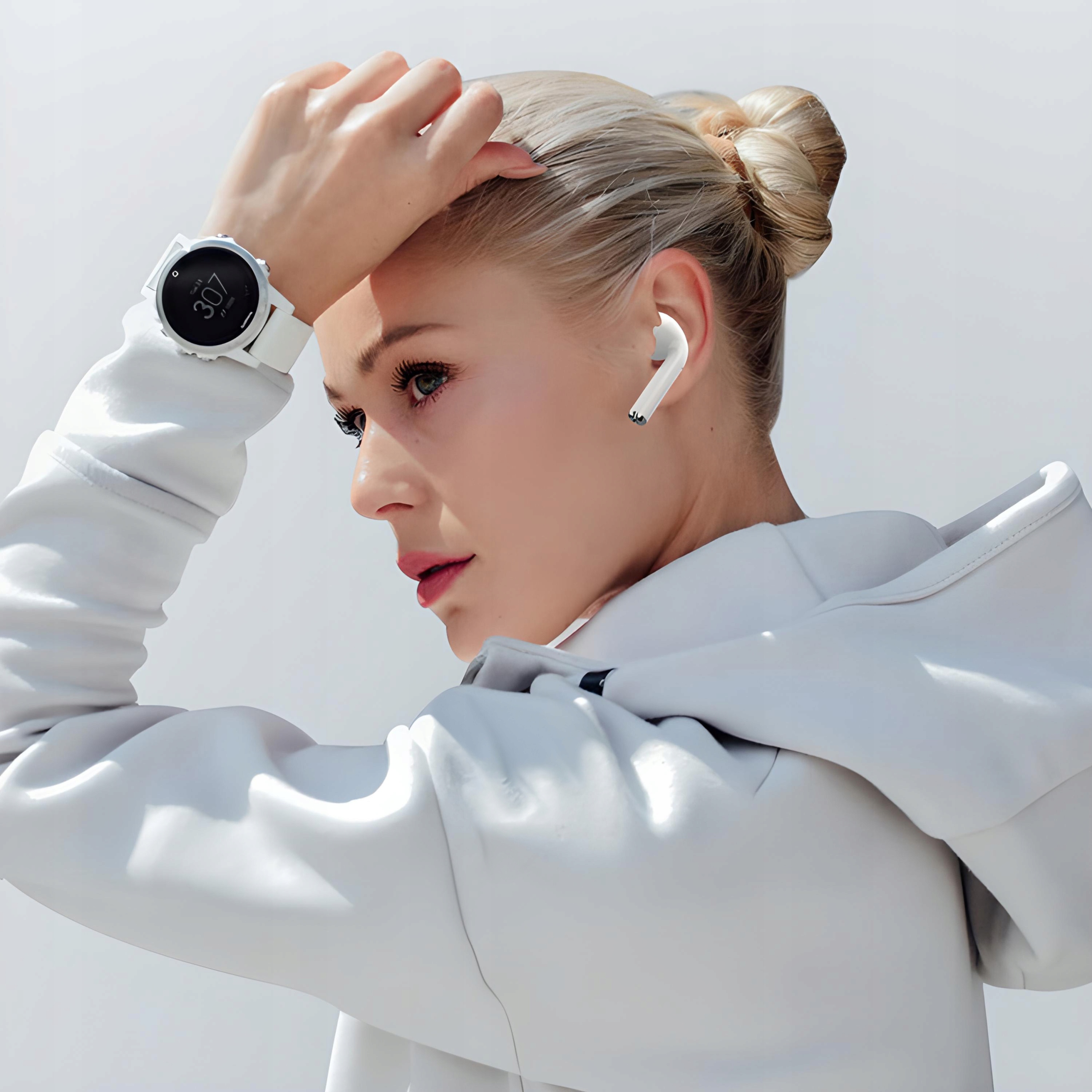 SŁUCHAWKI BEZPRZEWODOWE BT i7s TWS Z POWERBANKIEM Kolor dominujący biały