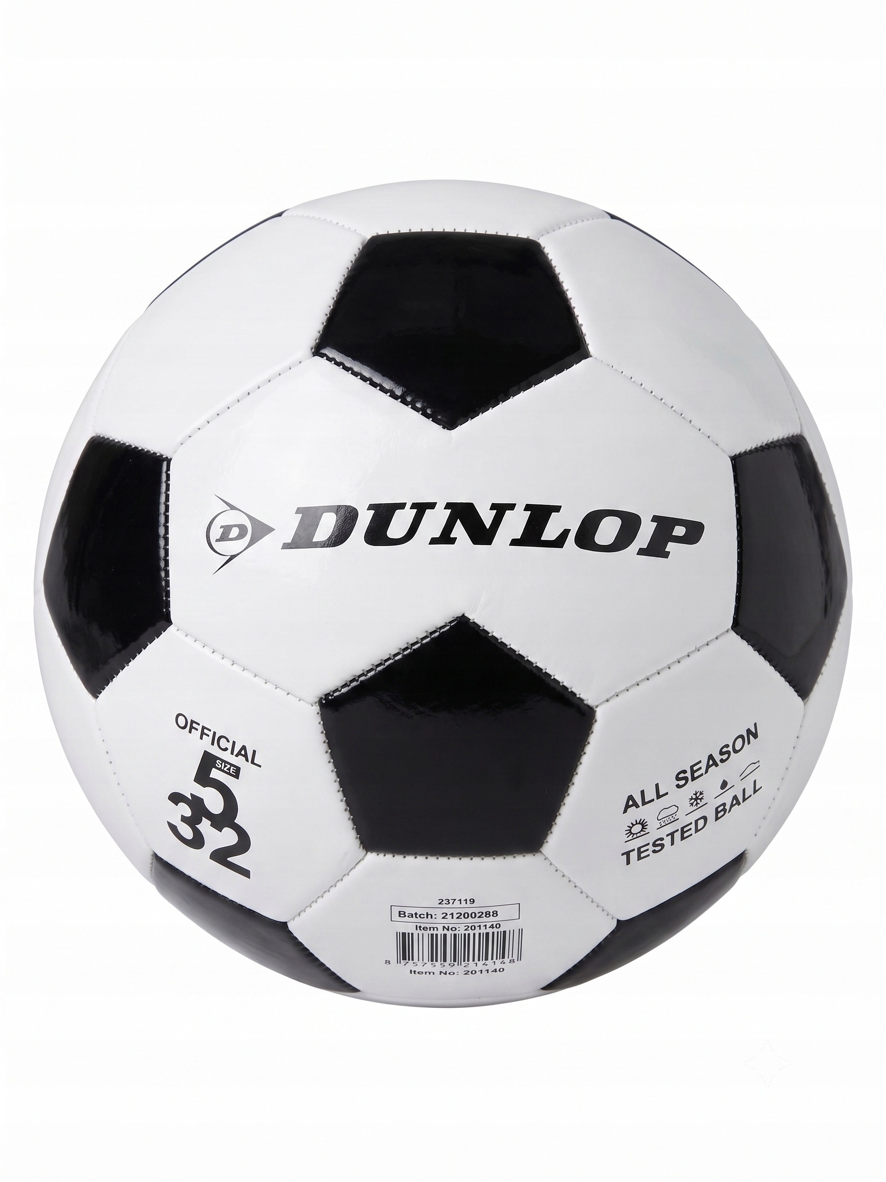 Piłka nożna Dunlop treningowa Mocna szkolna do nogi Orlik rozmiar 5 Solidna