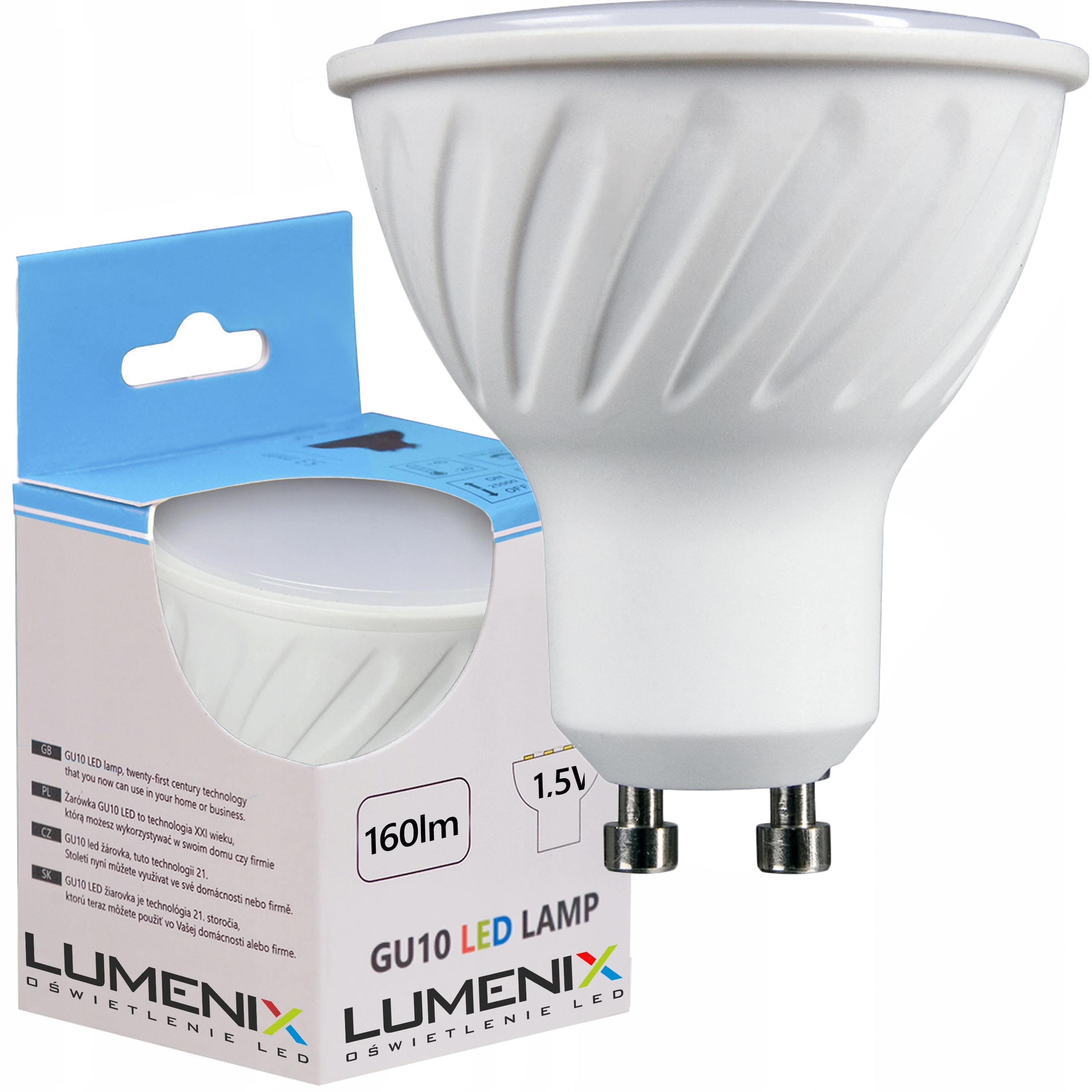 

Żarówka Led Smd 2835 GU10 1,5W Neutralna Niemruga