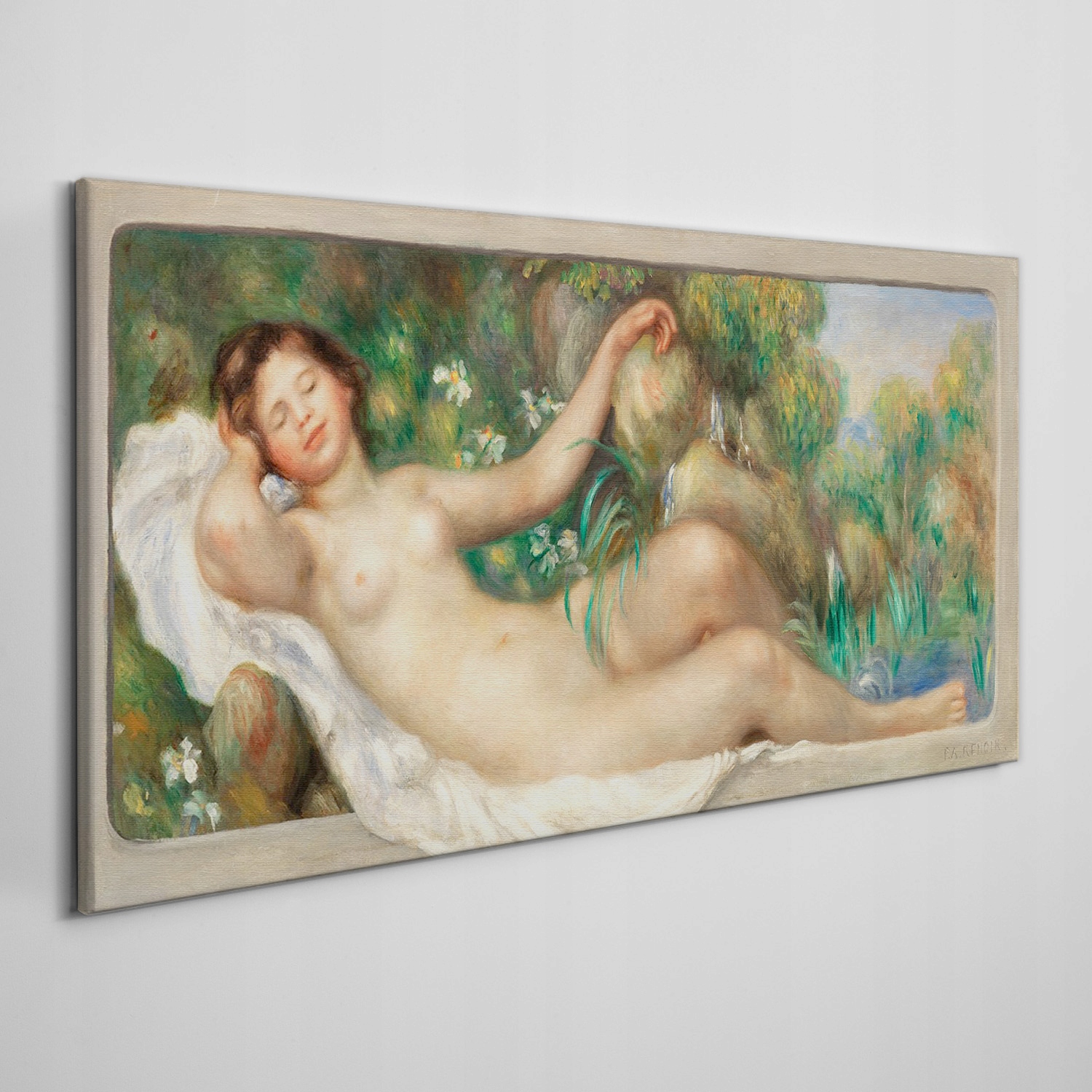 

Obraz na płótnie na ramie Leżący nagi 140x70 cm