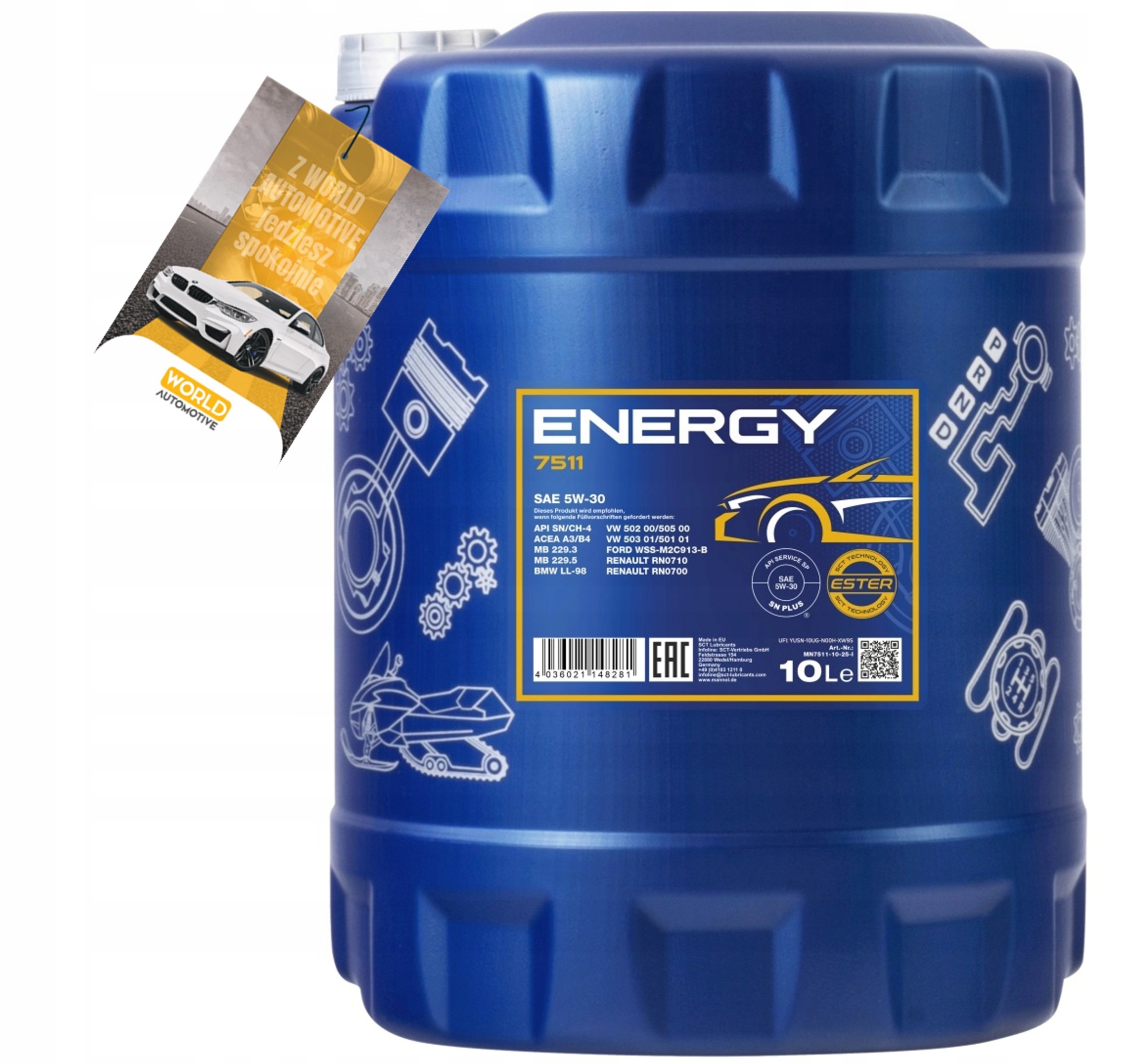 Mannol Energy 5W-30 10L 751110 Produkcji 07/2026