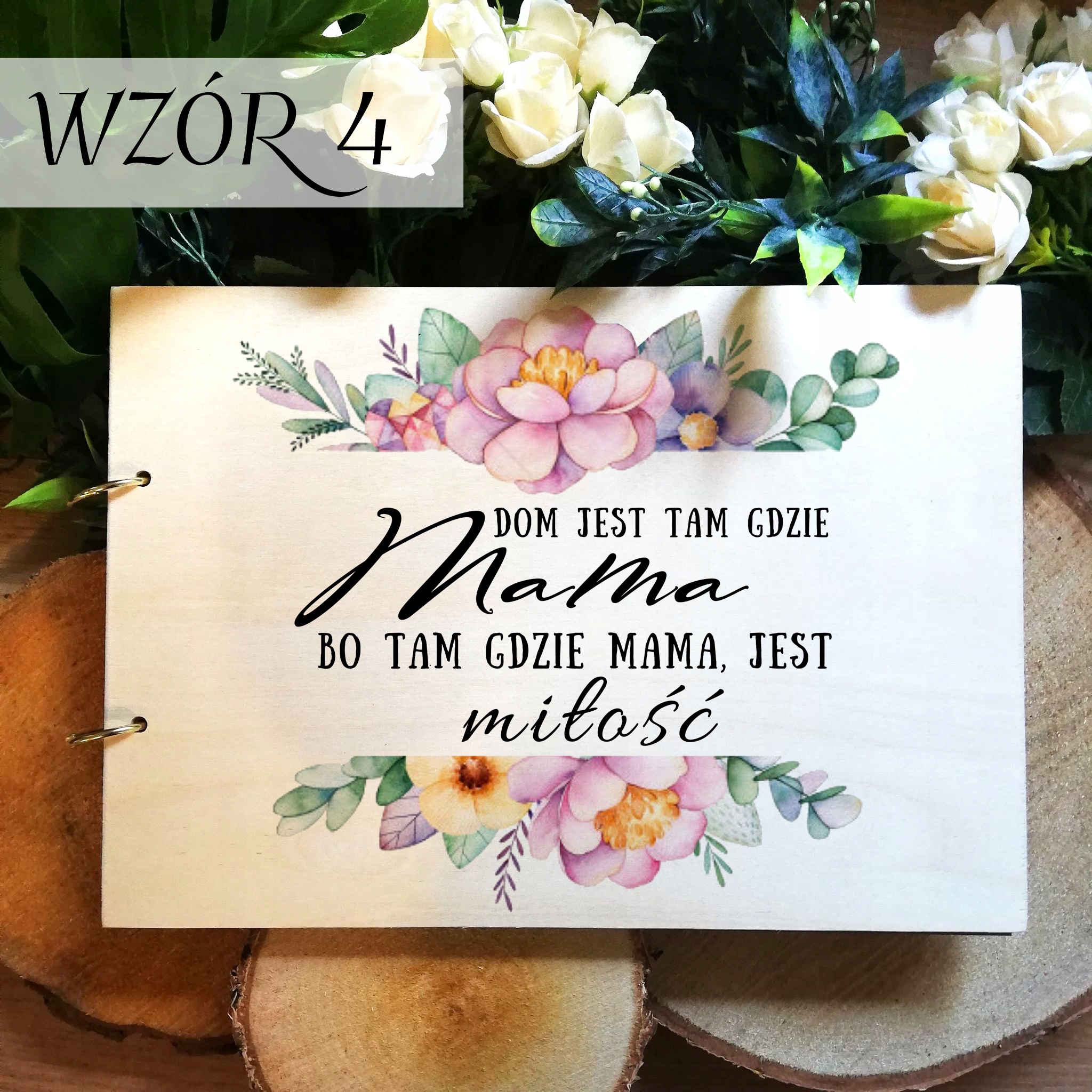 Album Poziomy Dzień Mamy Matki Prezent Imię