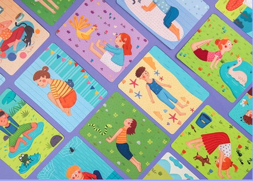 Mideer Joga Dla Dzieci Karty do gry ćwiczenia Kod producenta MD2034