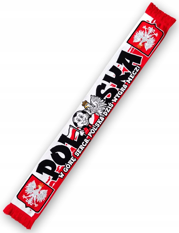 Szalik Reprezentacja Polski Kibic Dziecięcy Wzór dla Dziecka Orzeł Pl