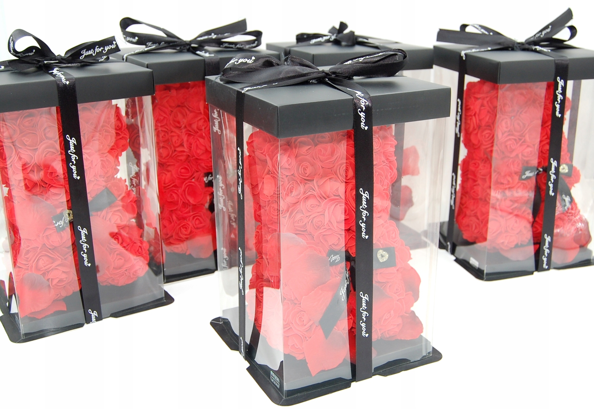 PREZENT DLA MAMY BABCI UKOCHANEJ DZIEWCZYNY MIŚ Z KWIATÓW RÓŻ ORYGINAŁ Stan opakowania oryginalne