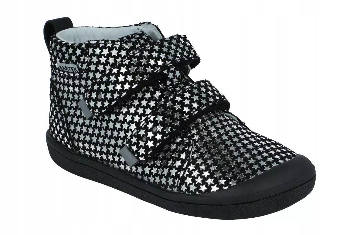 Bartek trzewiki barefoot 11025 skórzane buty na rzep za kostkę lekkie r. 25