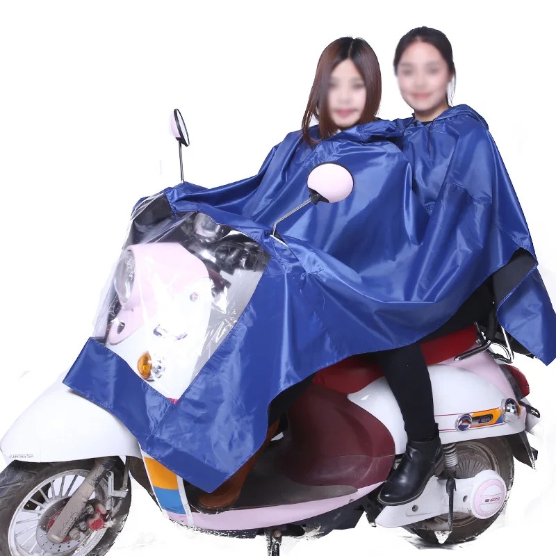High quality double raincoat Impermeable Motorcycle Bicycle Rain Poncho
