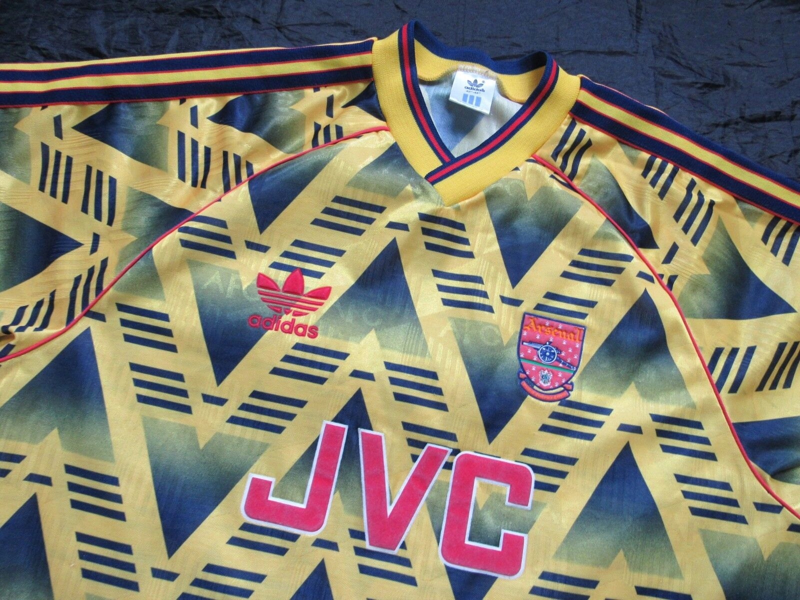 ARSENAL LONDON ADIDAS ORIGINALS BANANA 1991-1993 L Typ kolekcjonerski