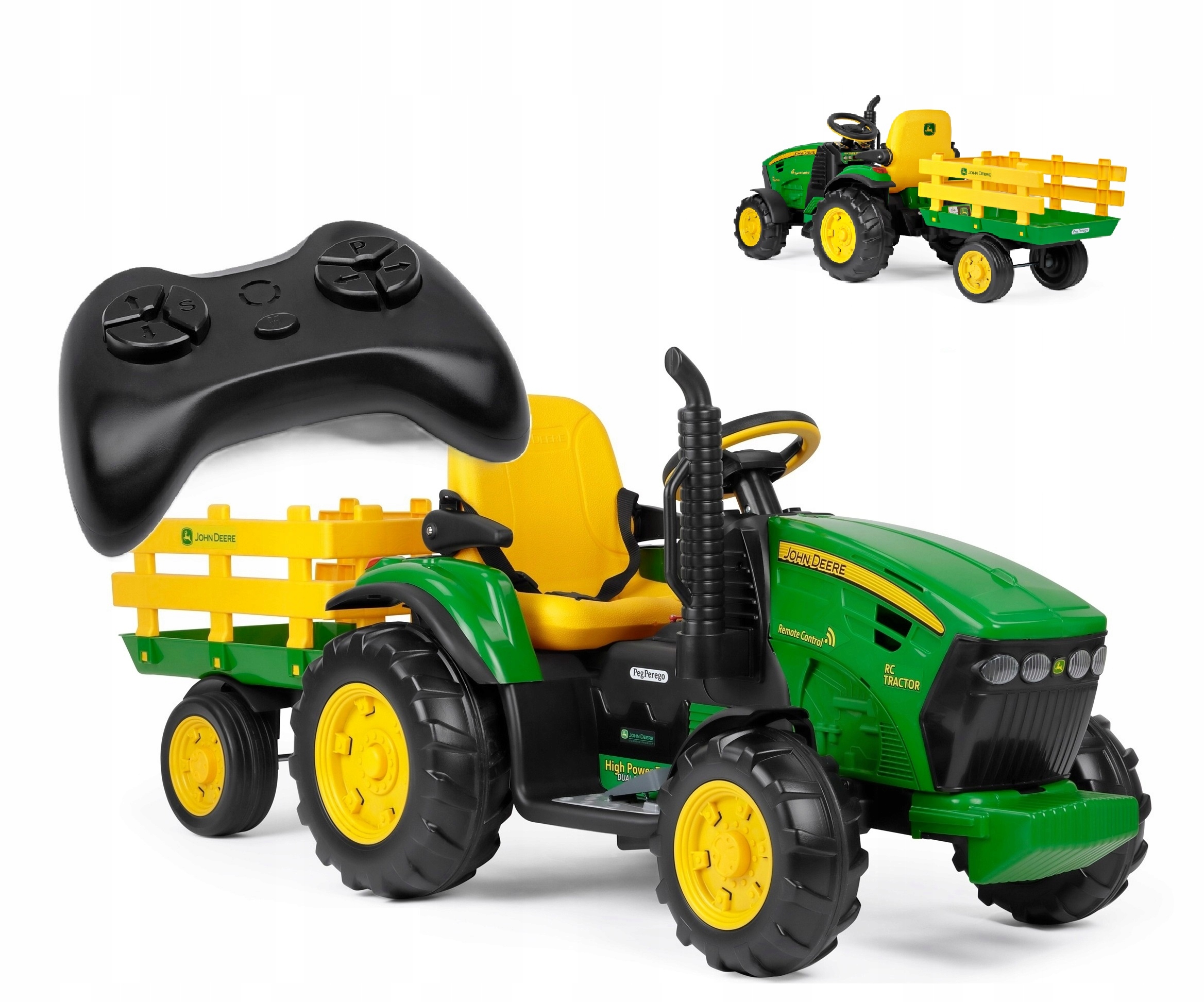 Peg Perego Traktor John Deere Na Akumulator 12V Pilot od 1 roku IGOR0117