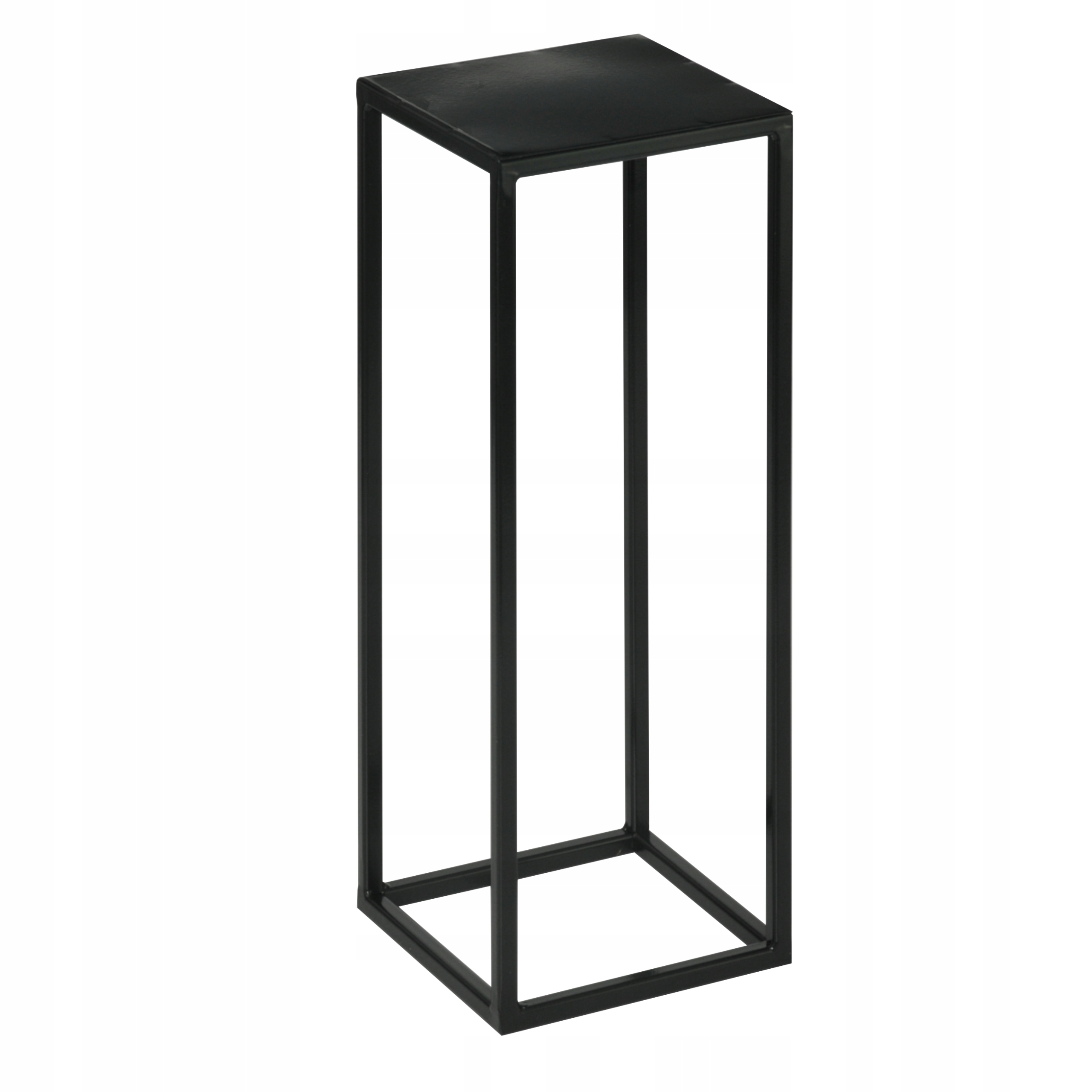 

Kwietnik stojak metalowy Loft 40x15x15 cm czarny