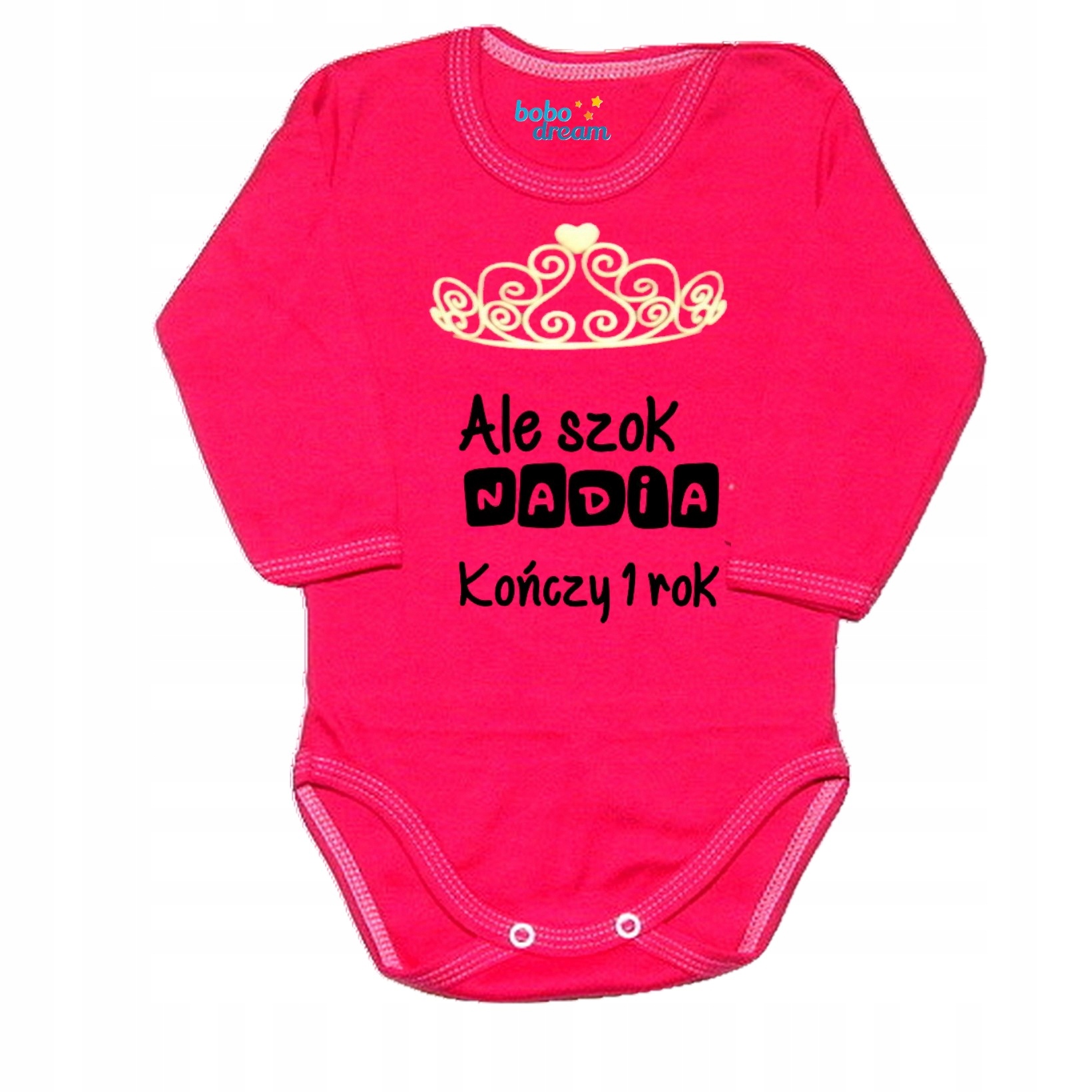 

Body bodziaki Ale szok Urodziny z imieniem 92