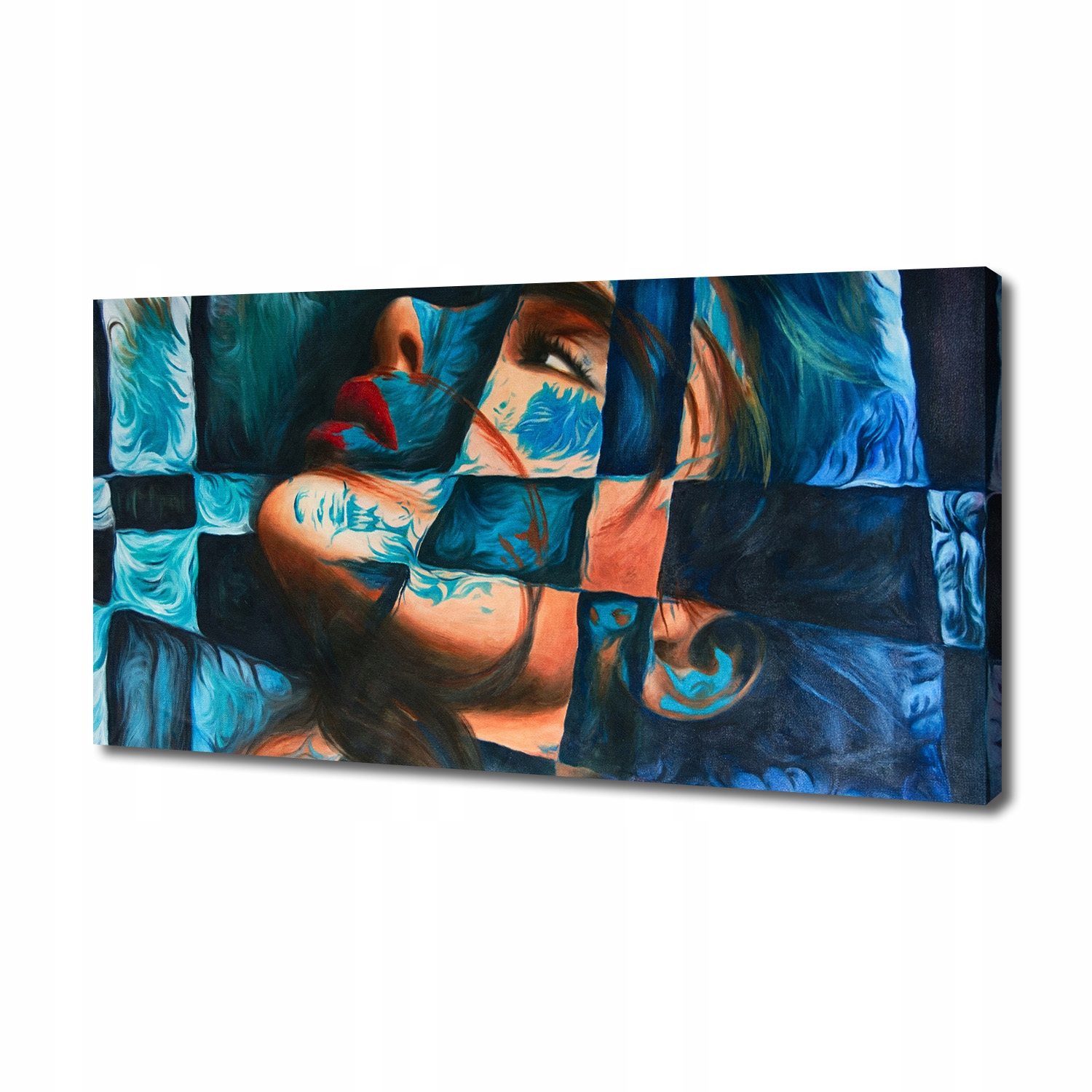 

Foto obraz na płótnie Kobieta abstrakcja 140x70 cm