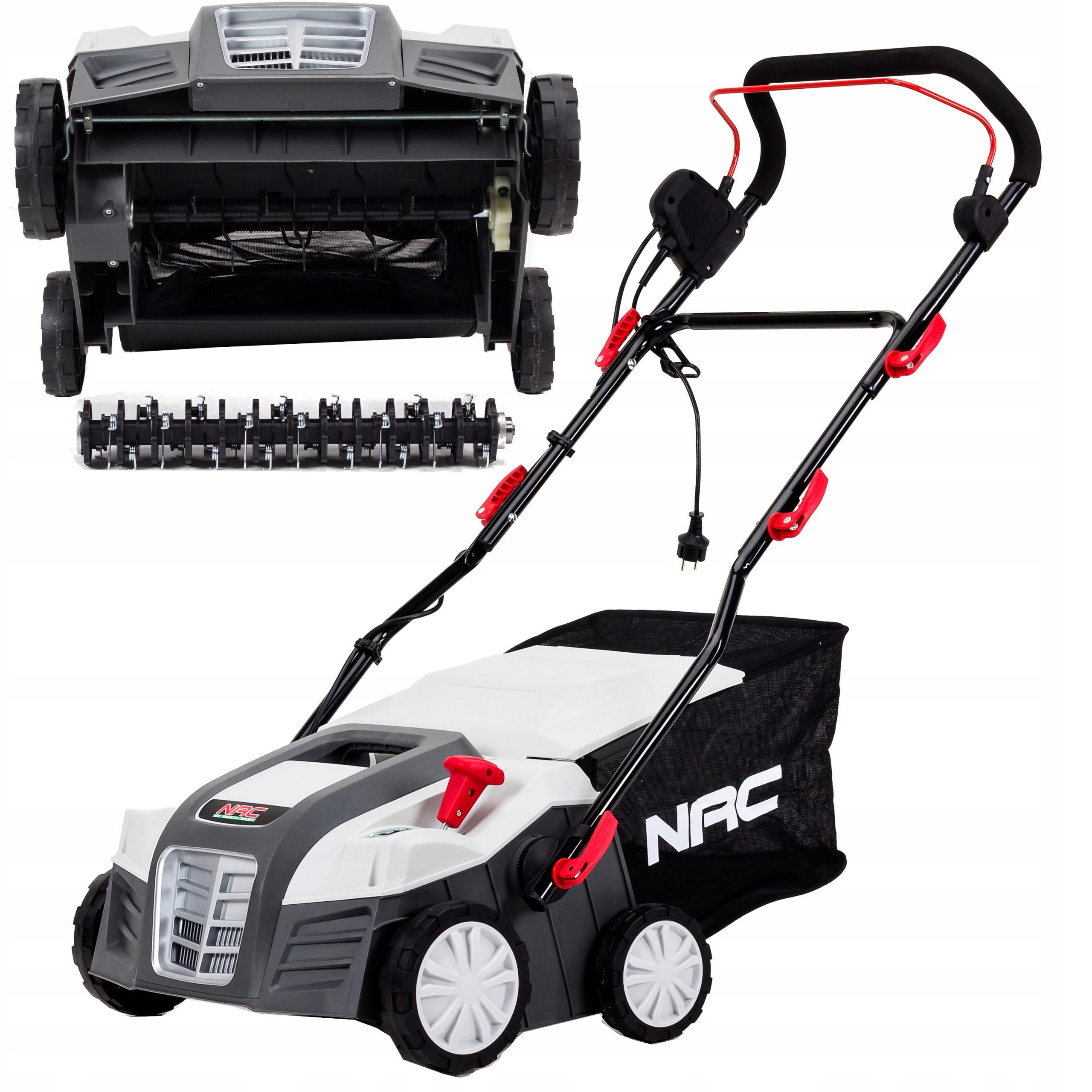 

Aerator wertykulator Nac SCE180-W 1800W 50l 3w1