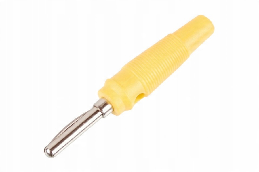 

Wtyk Banan 4mm WB412-Y 50V 30V 24A