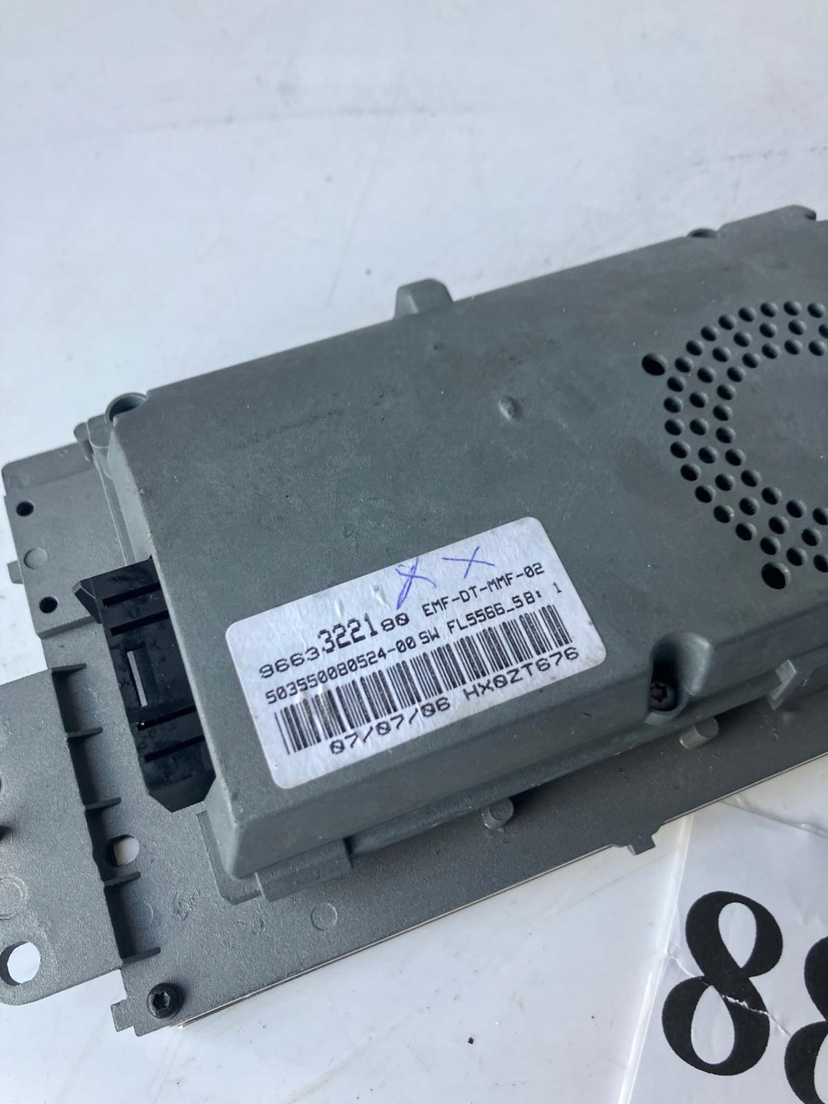 display NAVIGACJI RT3 N3 PEUGEOT CITROEN 9663322180