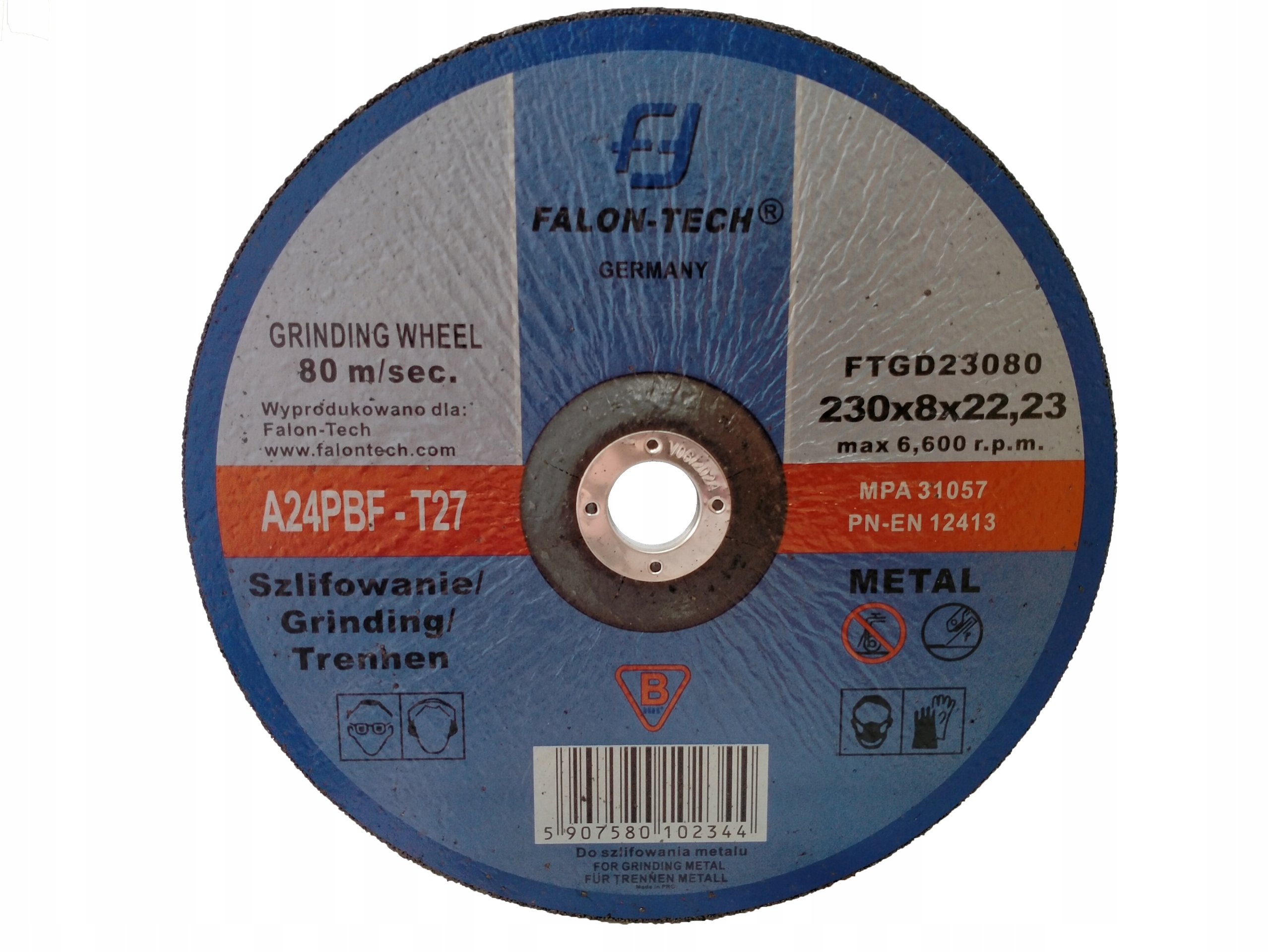 

Tarcza Do Szlifowania Metalu 230x8.0 Falon-tech