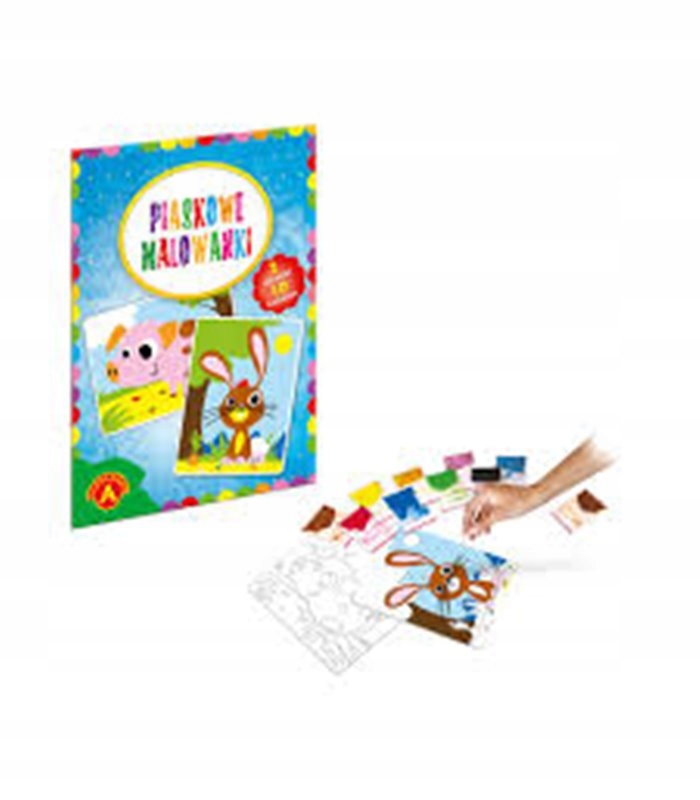 

Piaskowe malowanki: malowanie kolorowanie piaskiem