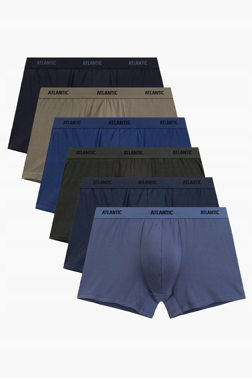Spodní prádlo boxerky Atlantic 6SMH-004 6-pack bavlna multicolor XXL