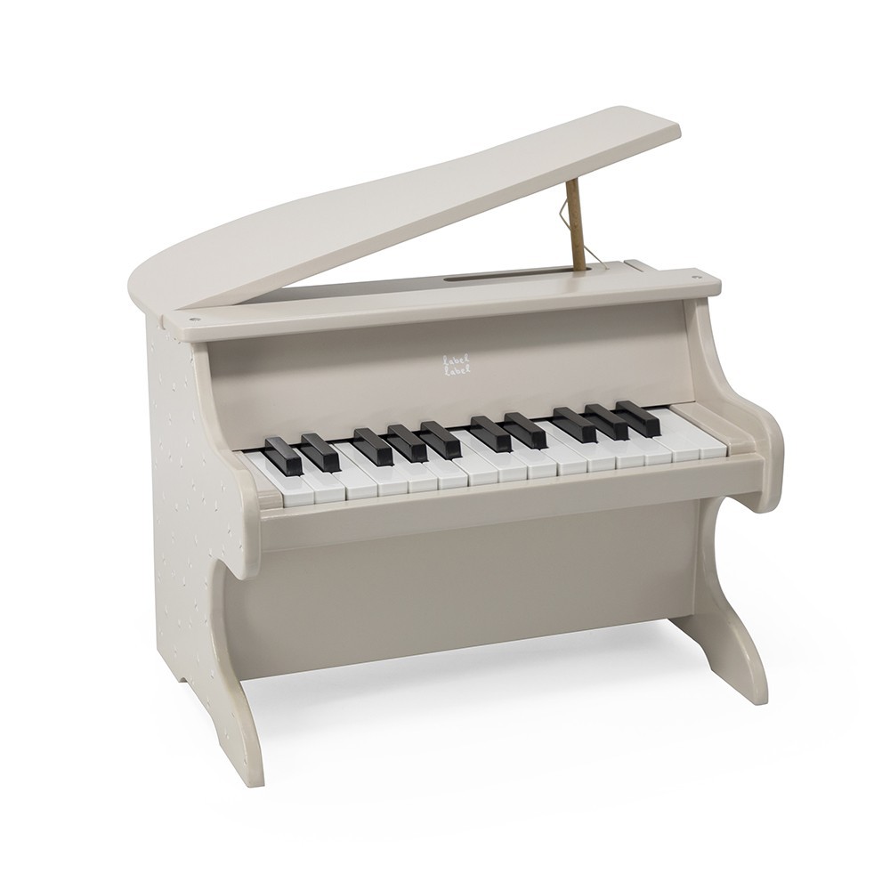 Label Label Drewniane Pianino Dla Dzieci Nugatowe 36M+ 25 Klawiszy Fsc