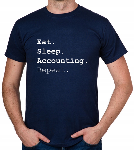 

koszulka Eat Sleep Accounting Repeat prezent