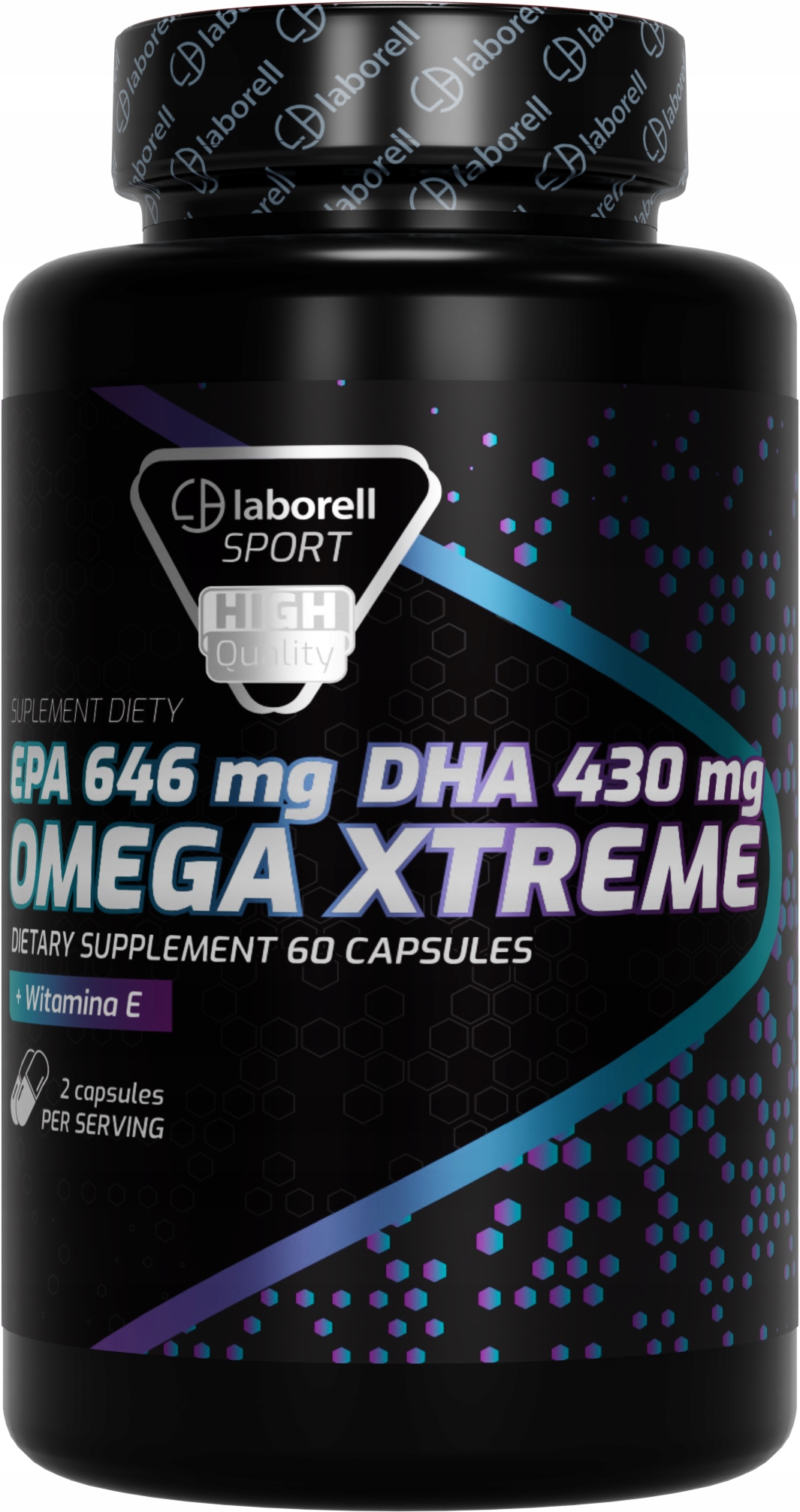 Laborell OMEGA 3 - 2400 mg olaj, 646 EPA + 430 DHA
