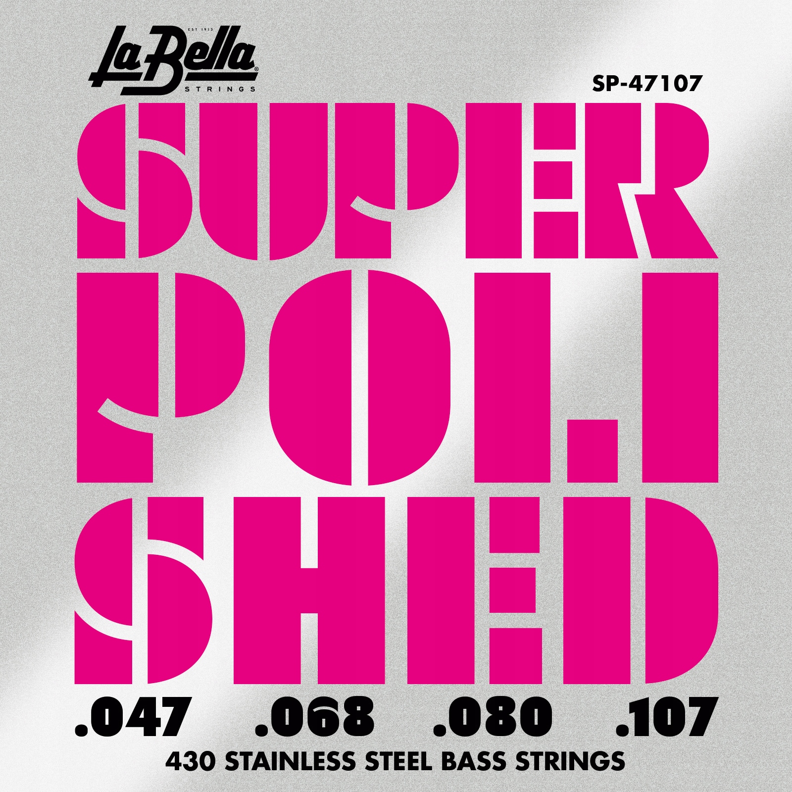 Struny do gitary basowej La Bella Polished 47-107 4-str SP-47107