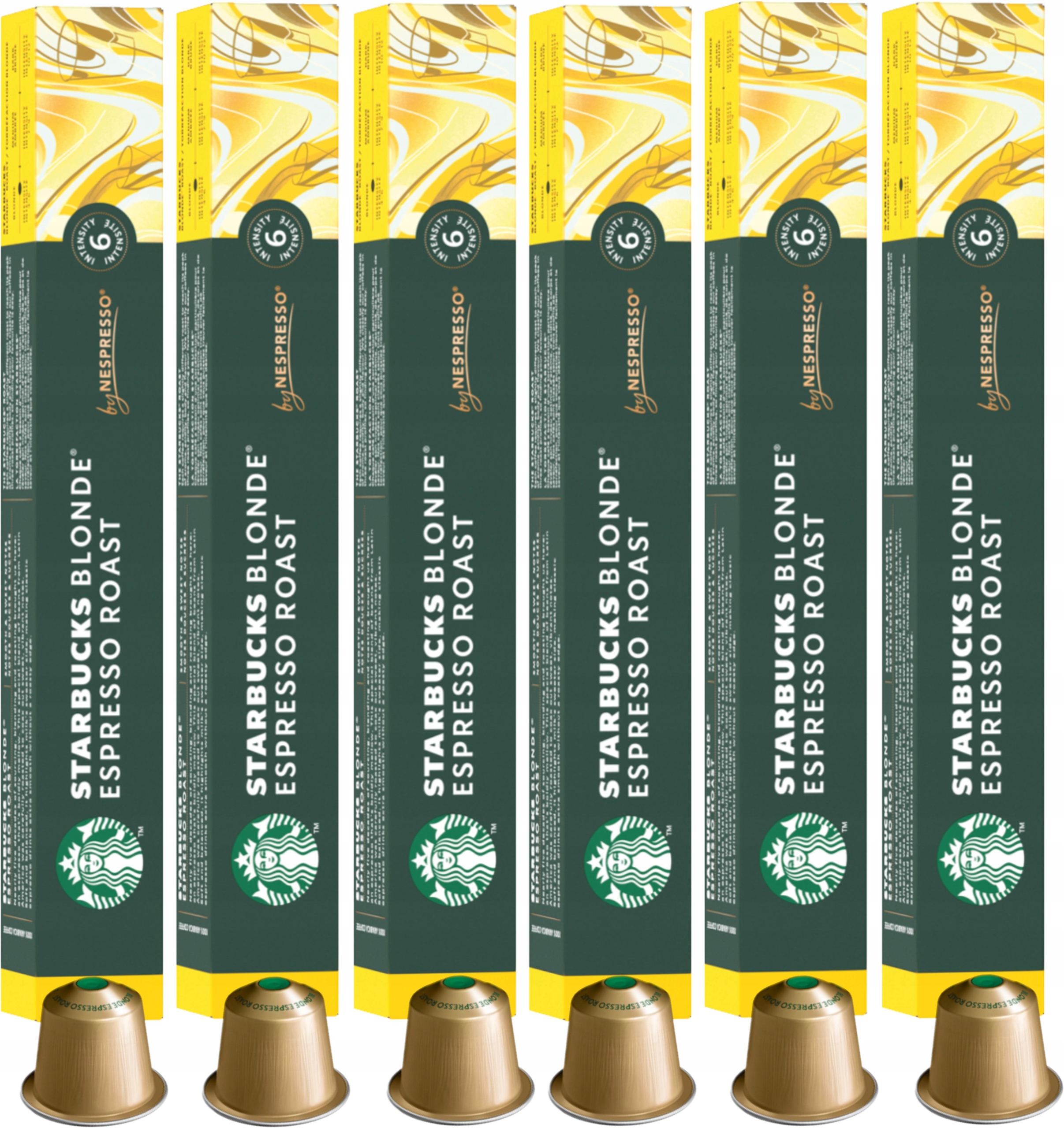 Levně Kapsle pro Nespresso Starbucks Blonde Espresso Roast 6 x 10 kapslí