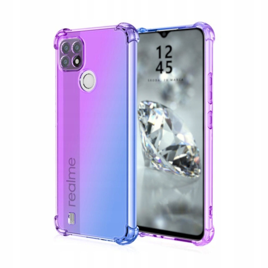 

Etui Do Realme C21 Mienące Aurora-shock Szkło