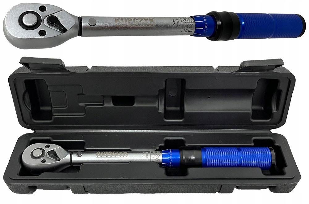 Klucz dynamometryczny Kupczyk 1/4" 5-25 Nm +blokada