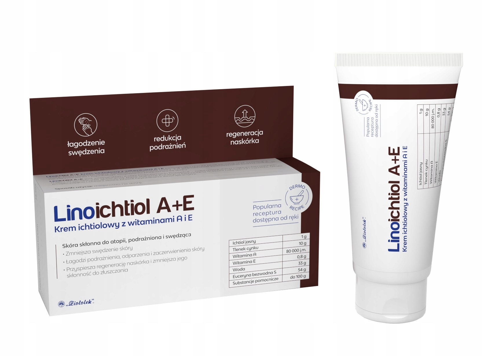 

Linoichtiol A+e, Krem ichtiolowy, 50g