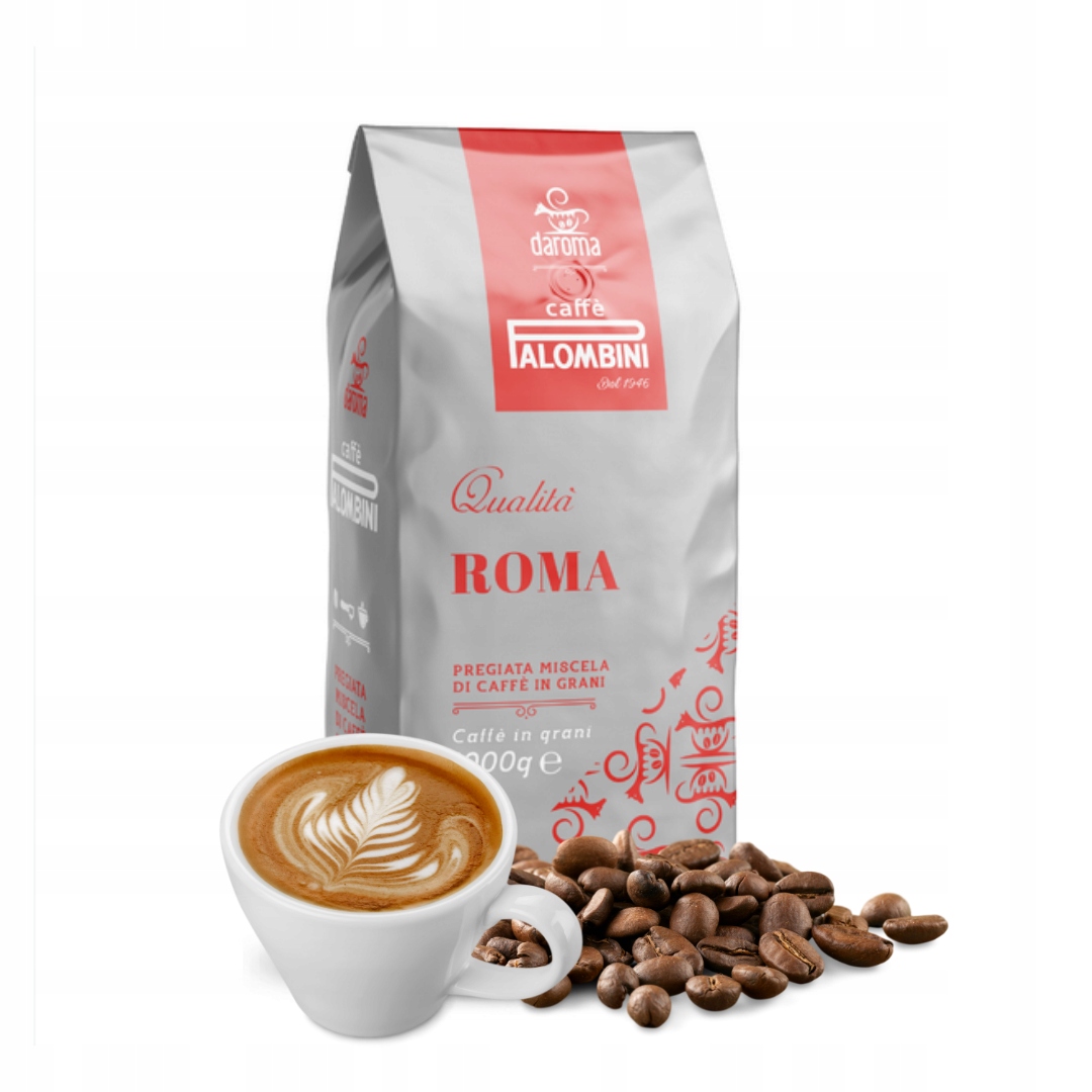 Levně Palombini Roma 1 kg Arabica káva zrnková